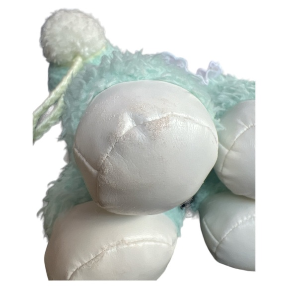 First & Main Precious Pony Pastel Blue Yarn Mane Tail Vinyl Feet Saddle Rattle - Picture 7 of 11